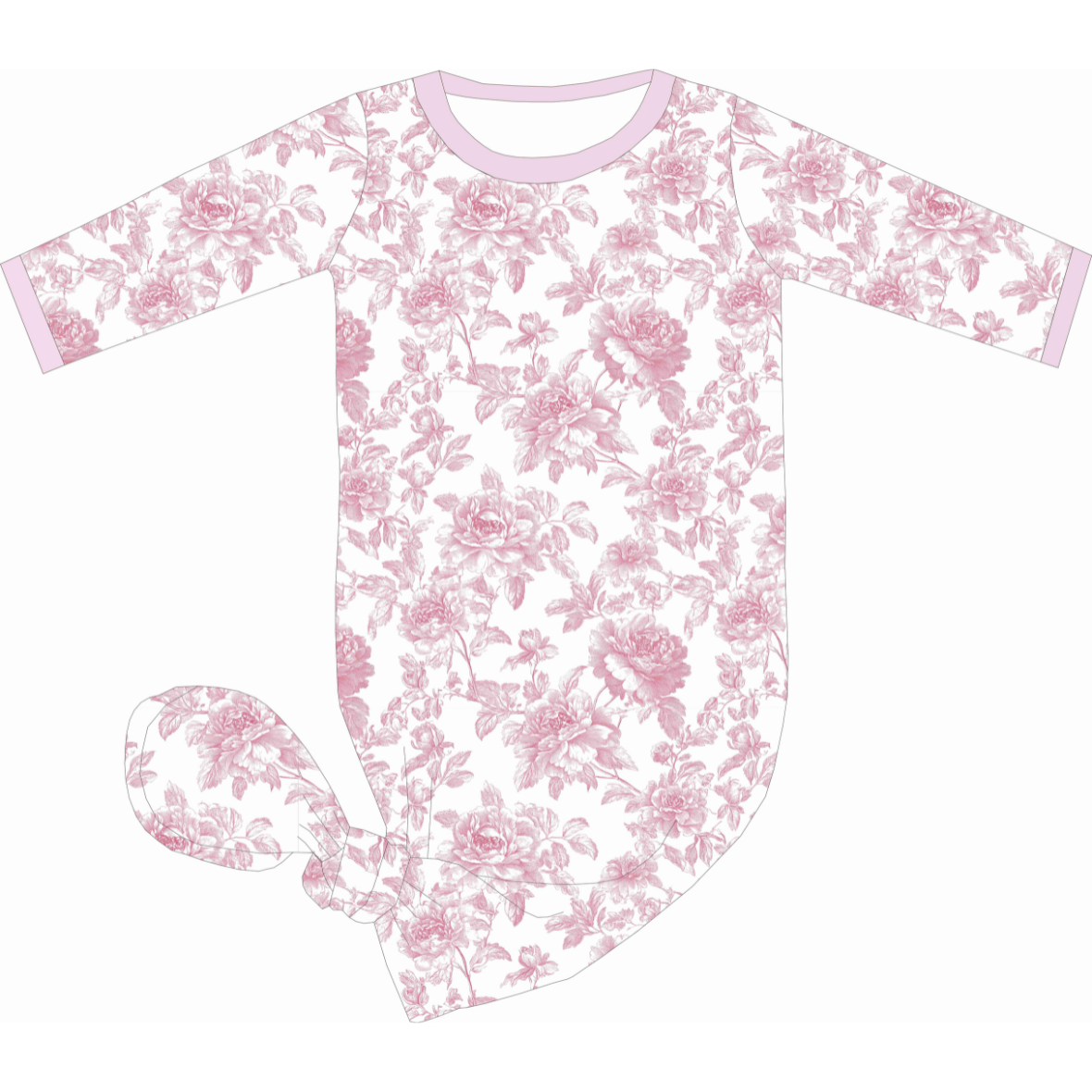 Rose Garden Bamboo Knotted Gown