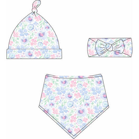 Spring Bamboo Accessories | Bibs, Bows, Hats