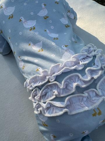 Little Floral Goose & Gingham Bamboo Sleeper