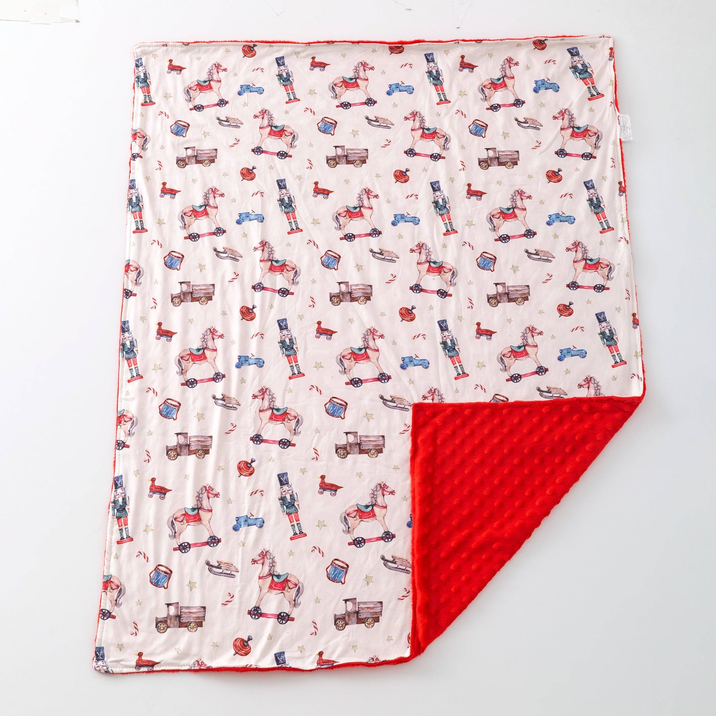 A Very Vintage Christmas Baby Blanket