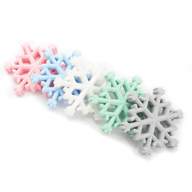 Snowflake Teether - Evvie Bean's Baby Boutique