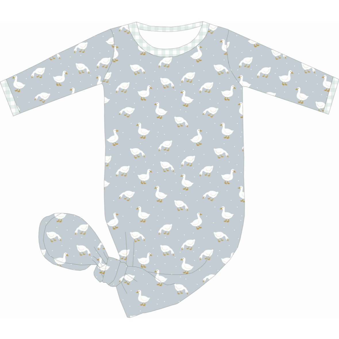 Silly Little Goose Bamboo Knotted Gown