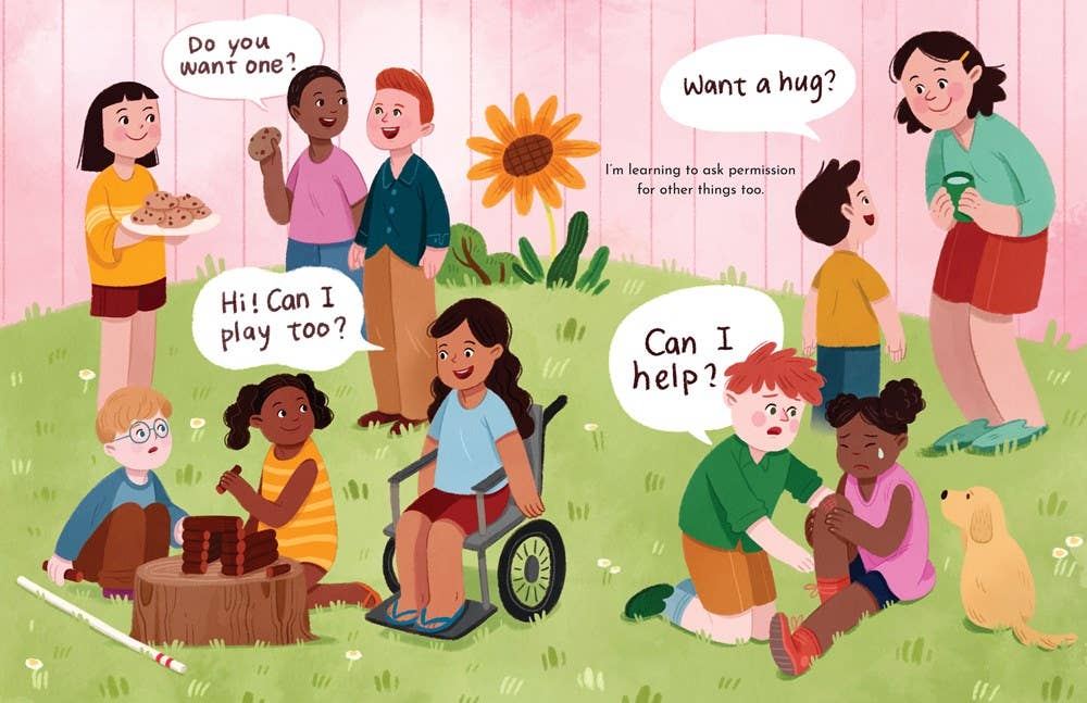 Want a Hug? : Consent and Boundaries for Kids Board Book
