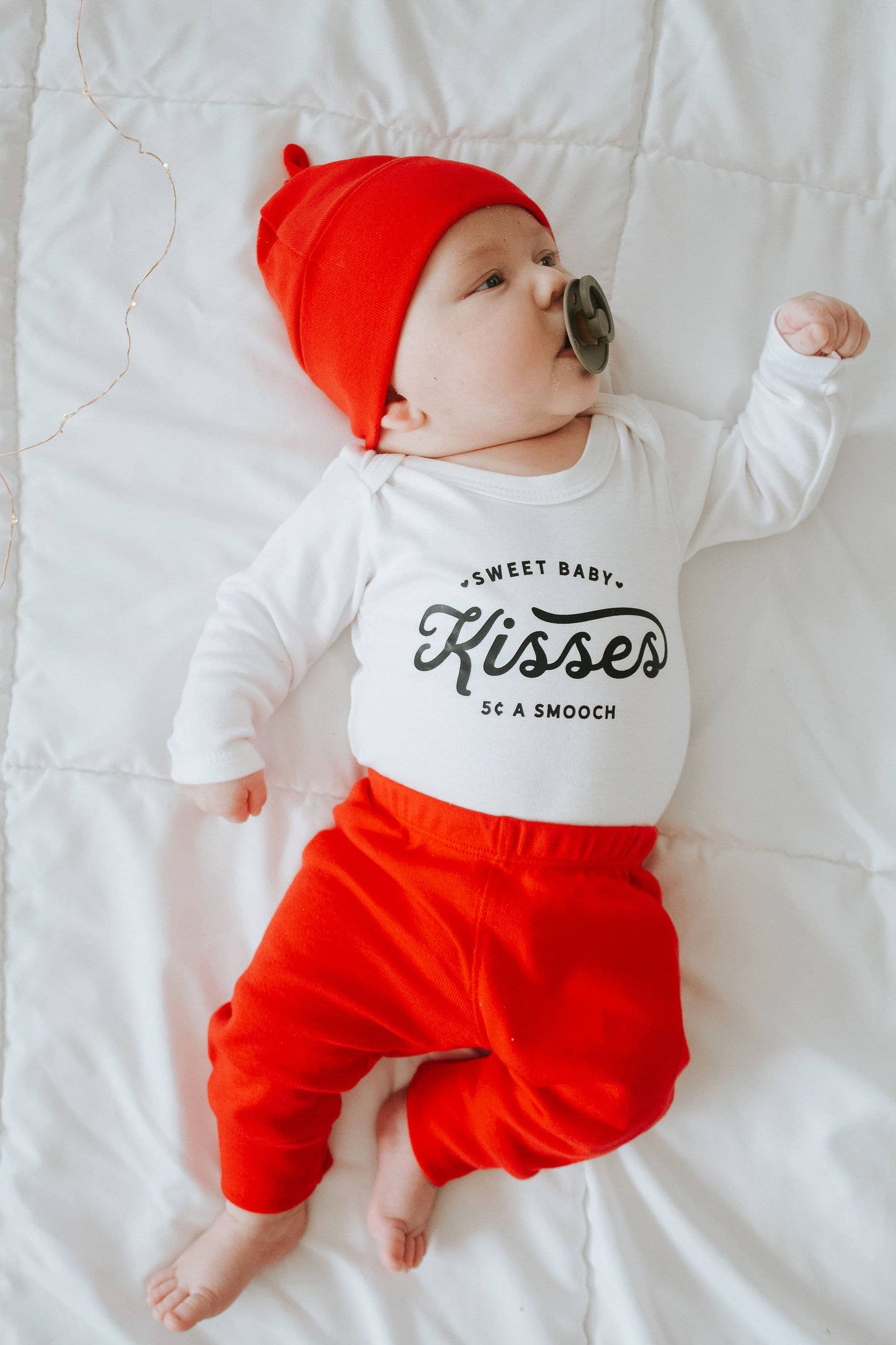 Red Classic Baby Pants