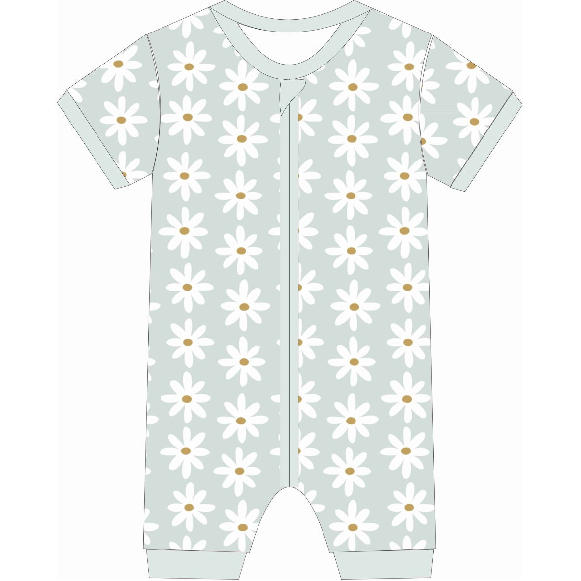 Sweet Daisy Bamboo Shortie