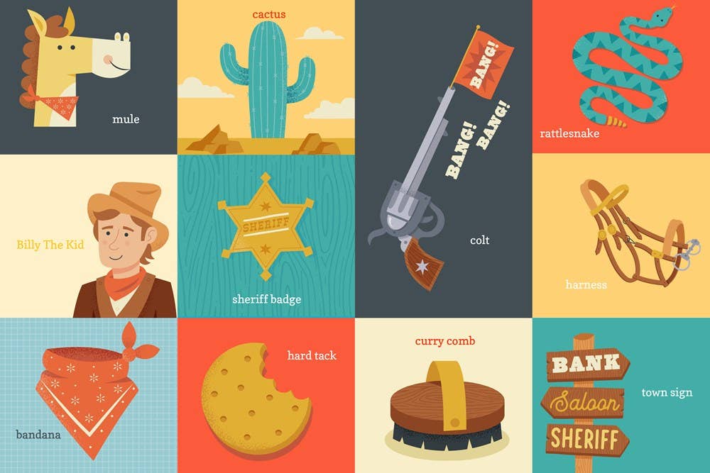 100 First Words for Little Cowpokes Board Book
