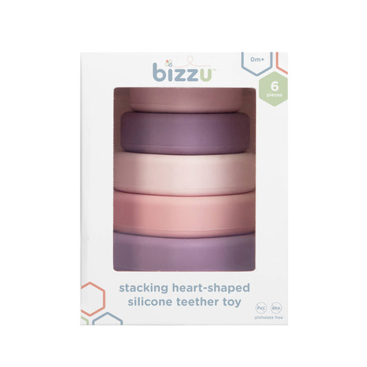 Silicone Stacking & Teething Hearts