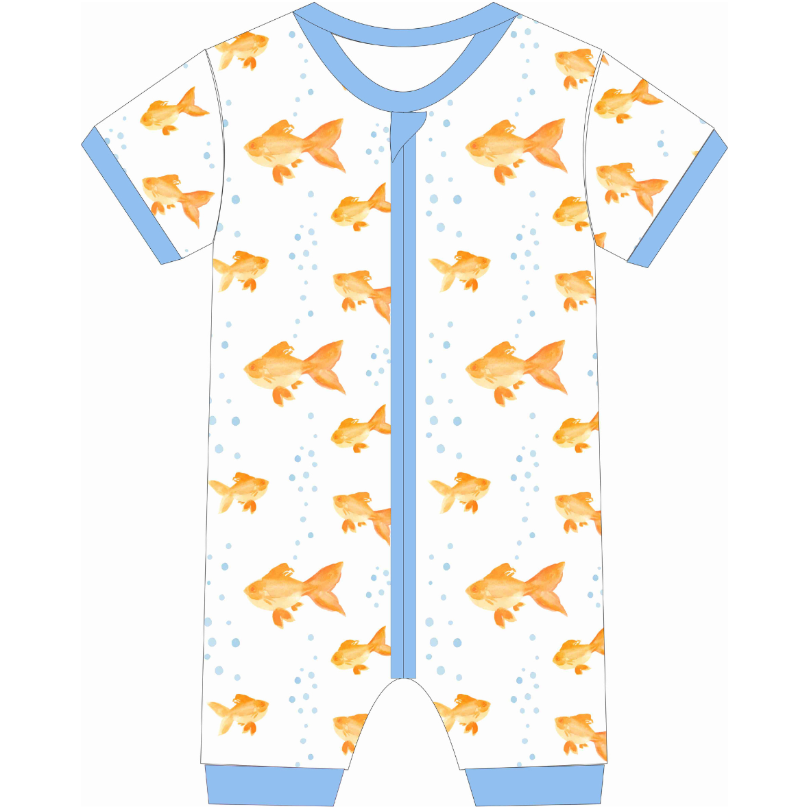 Giddy Goldfish Bamboo Shortie