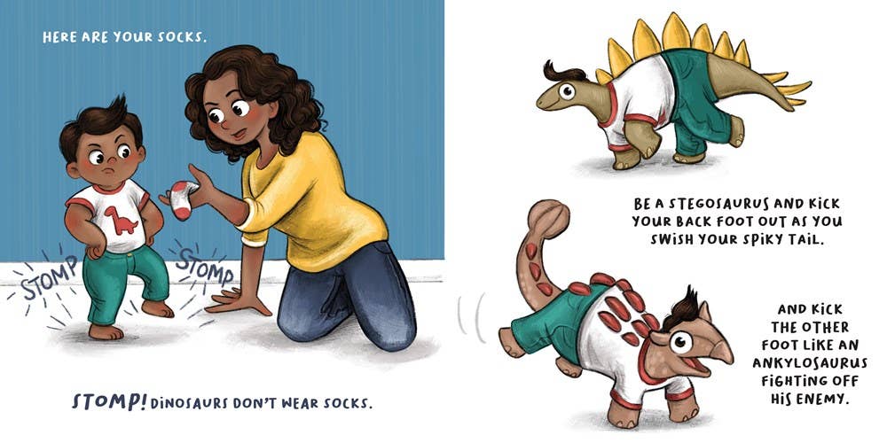 How to Dress a Dinosaur Board Book