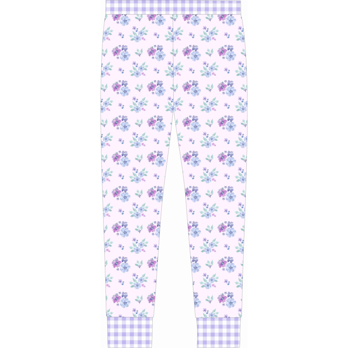 Lilac Garden Adult Bamboo Jogger