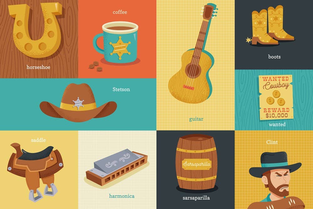 100 First Words for Little Cowpokes Board Book
