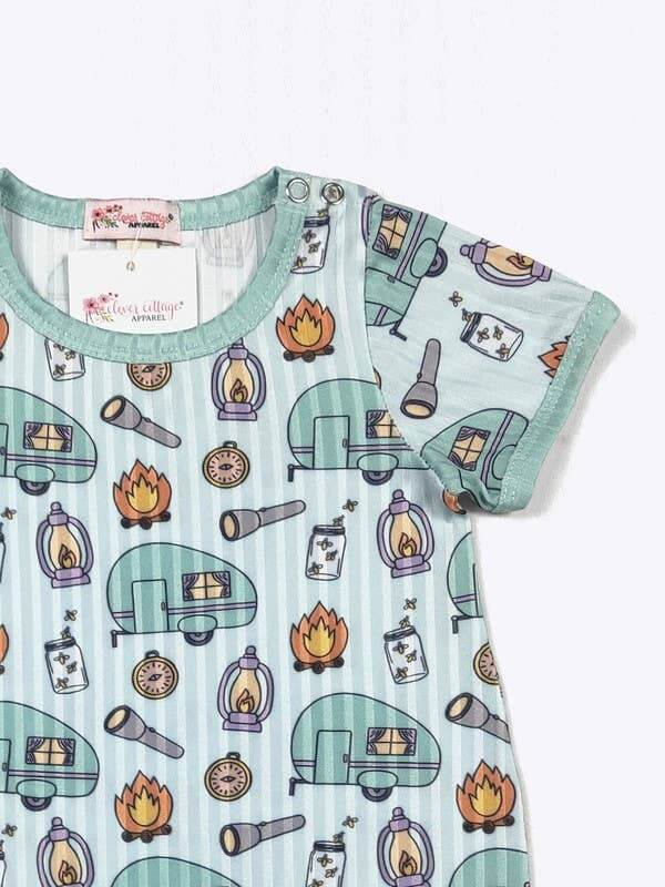 Campfires & Fireflies Romper
