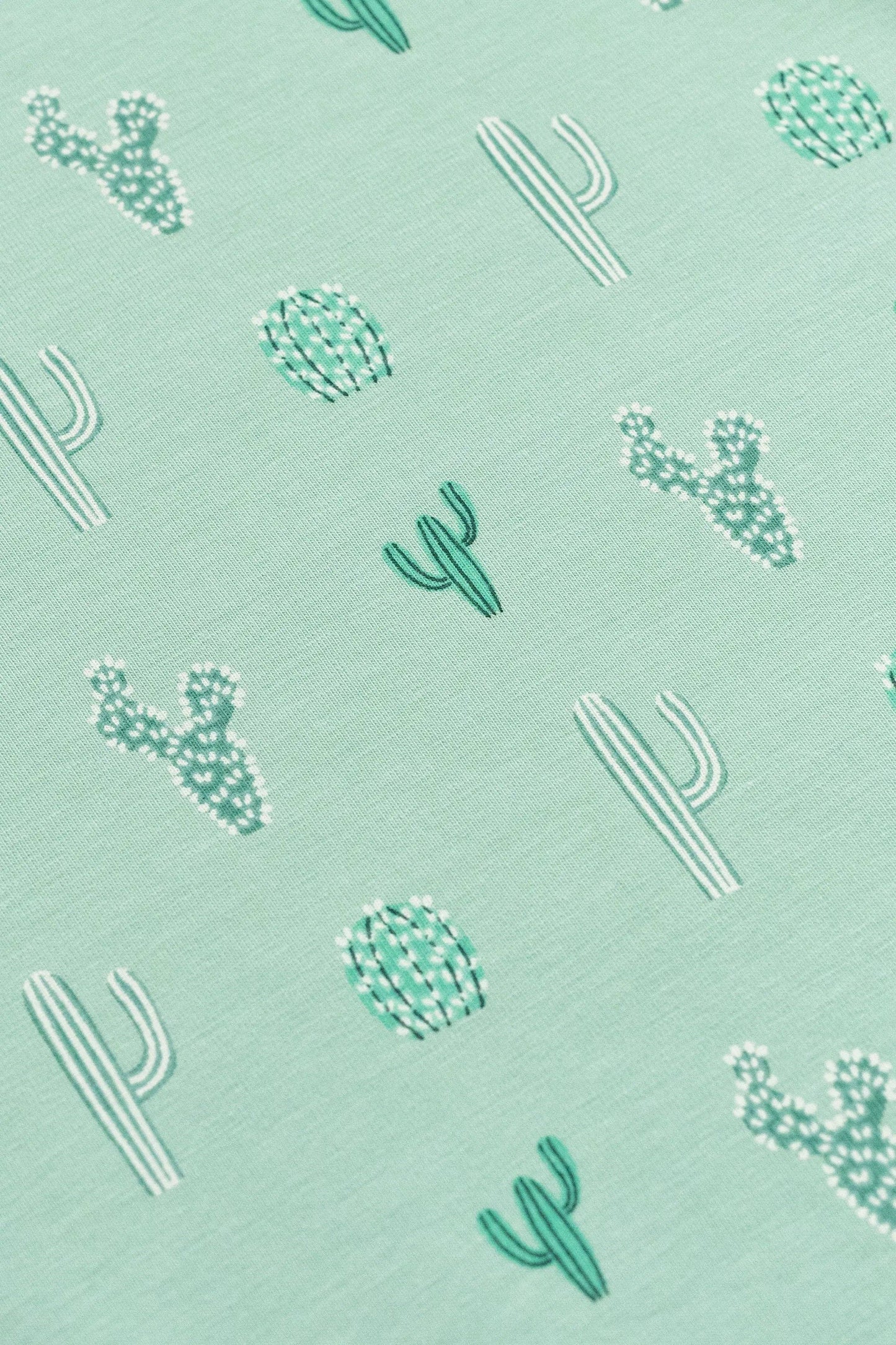 Short Sleeve All Dressed Up Bodysuit Green Cactus