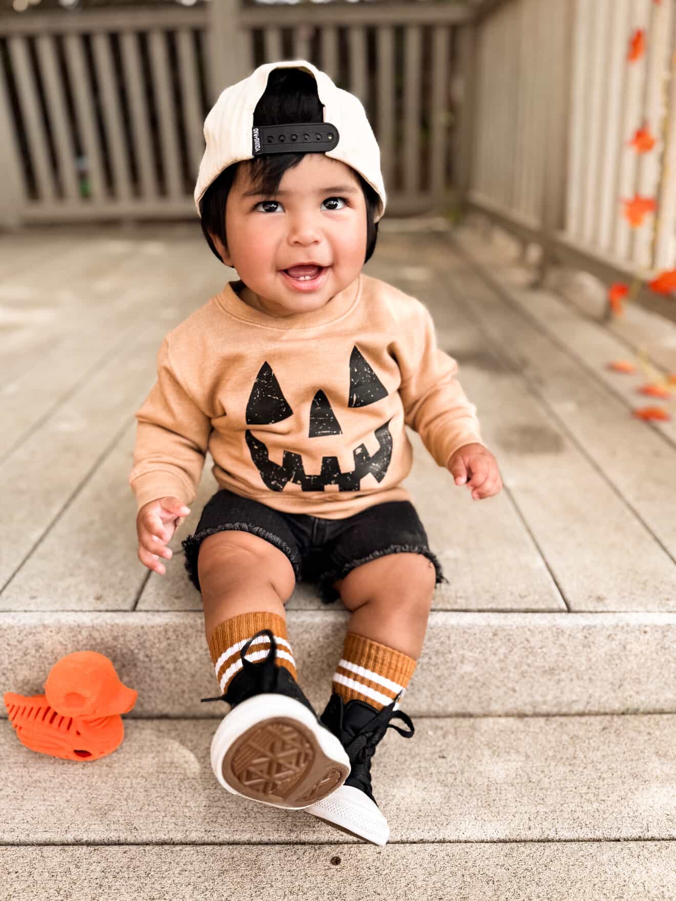 Halloween Smiles Pumpkin Crewneck