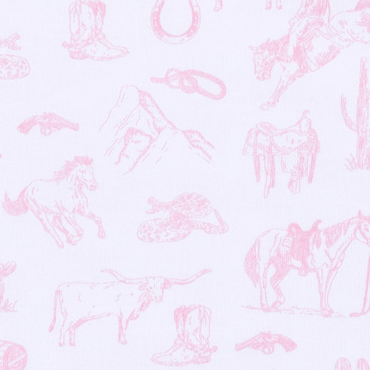 Wild West Toile Bubble - Pink