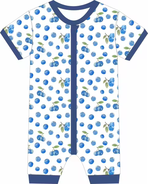 Blueberry Dreams Bamboo Shortie