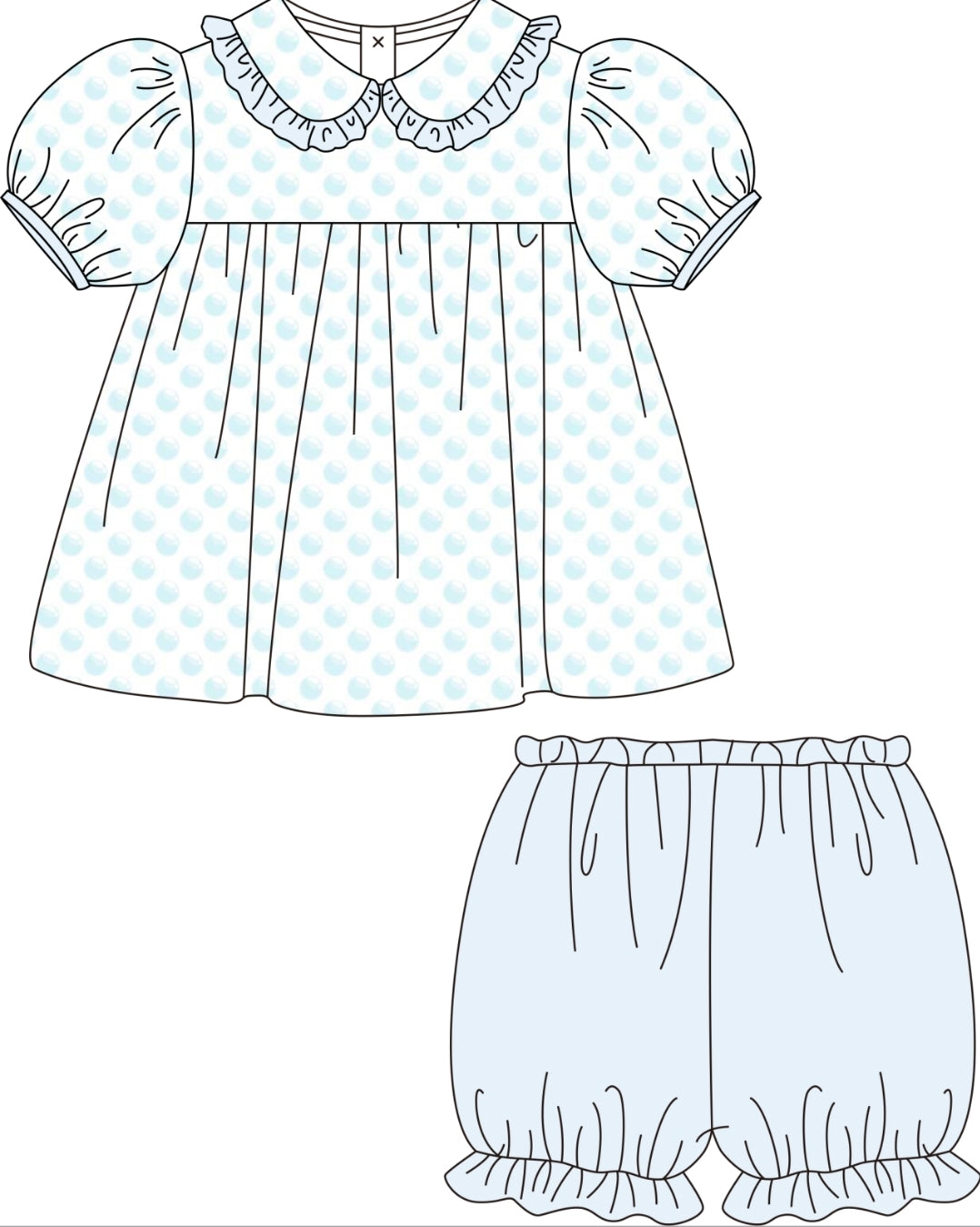 Nostalgic Bubbles Bloomer Set