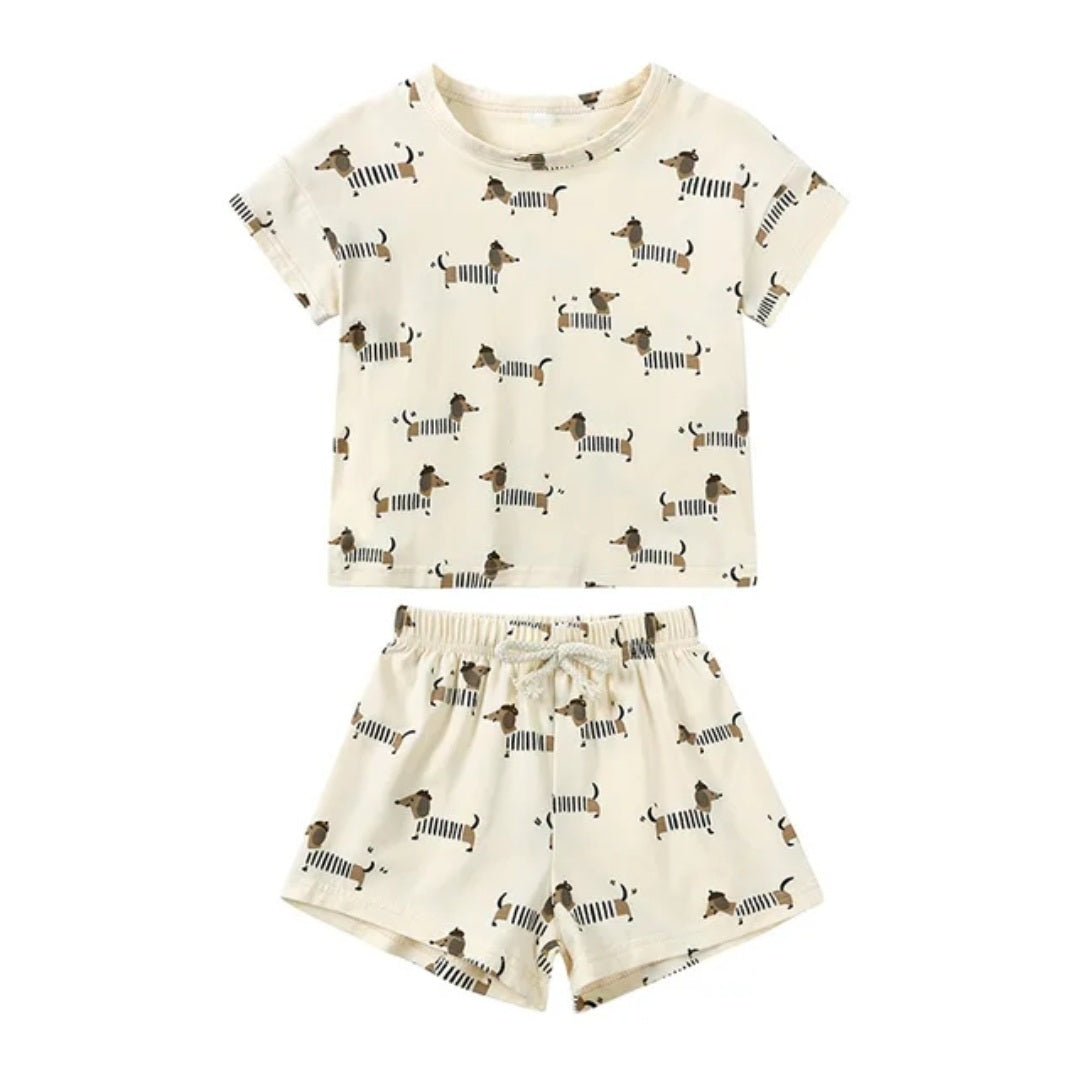 French Puppy Shortie Set