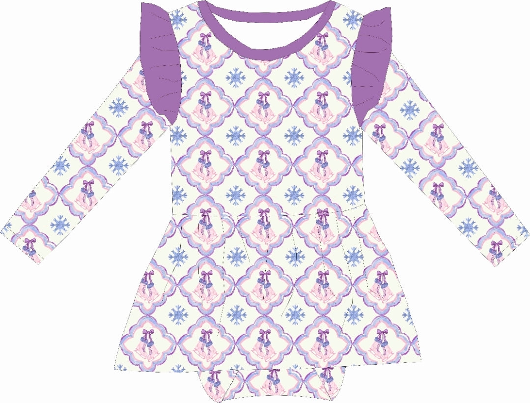 Ice Princess Bamboo Ruffle Romper