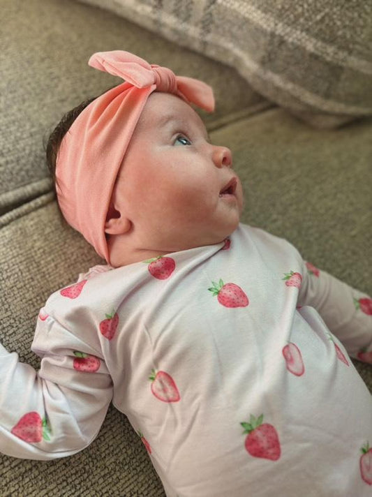 Strawberry Shortcake Bamboo Knotted Gown