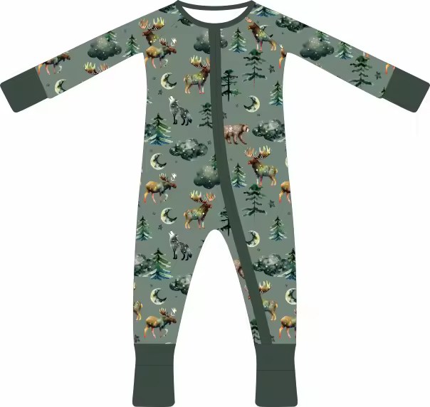 Midnight Moose Bamboo Sleeper