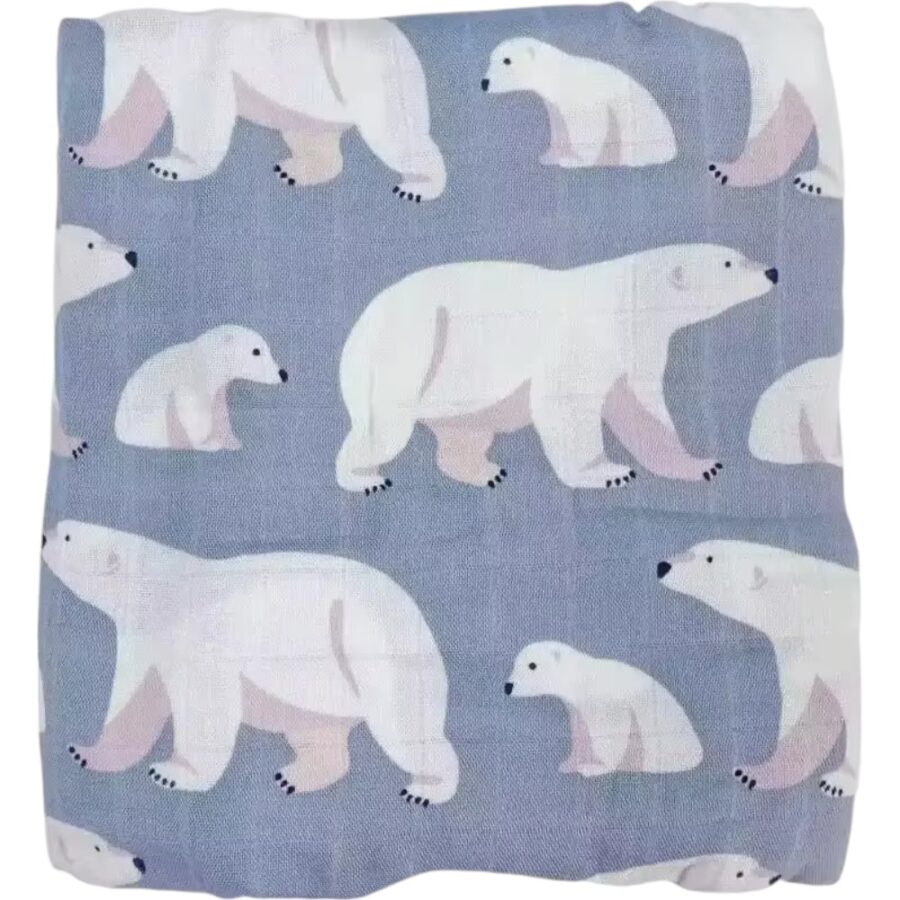 Bamboo & Muslin Swaddle | Polar Pals