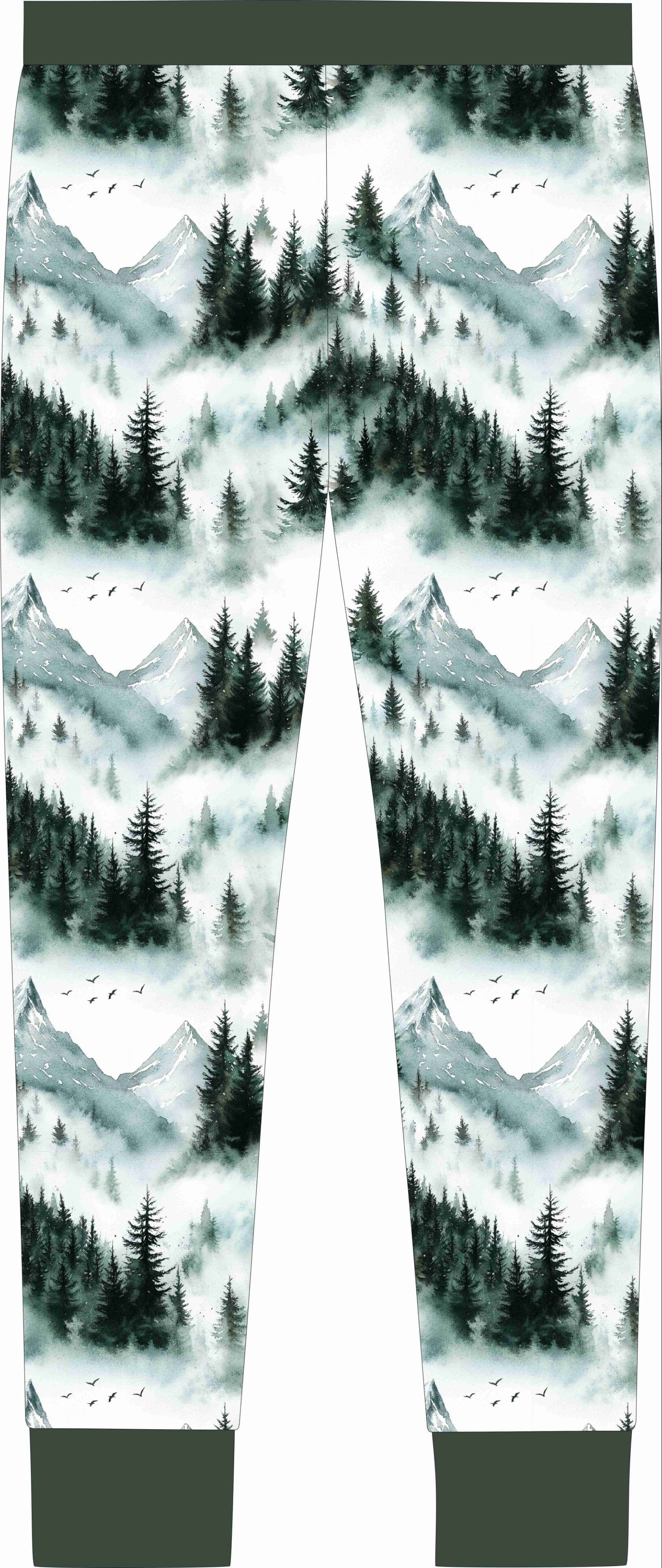Winter Forest Adult Bamboo Jogger