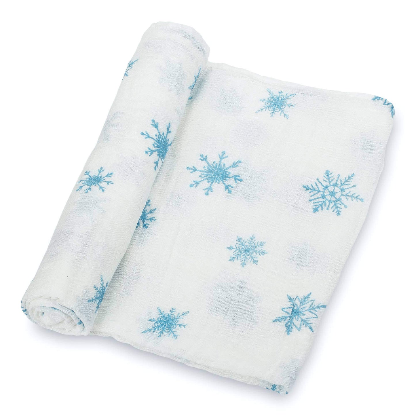 Muslin Swaddle - Snow Day - Evvie Bean's Baby Boutique