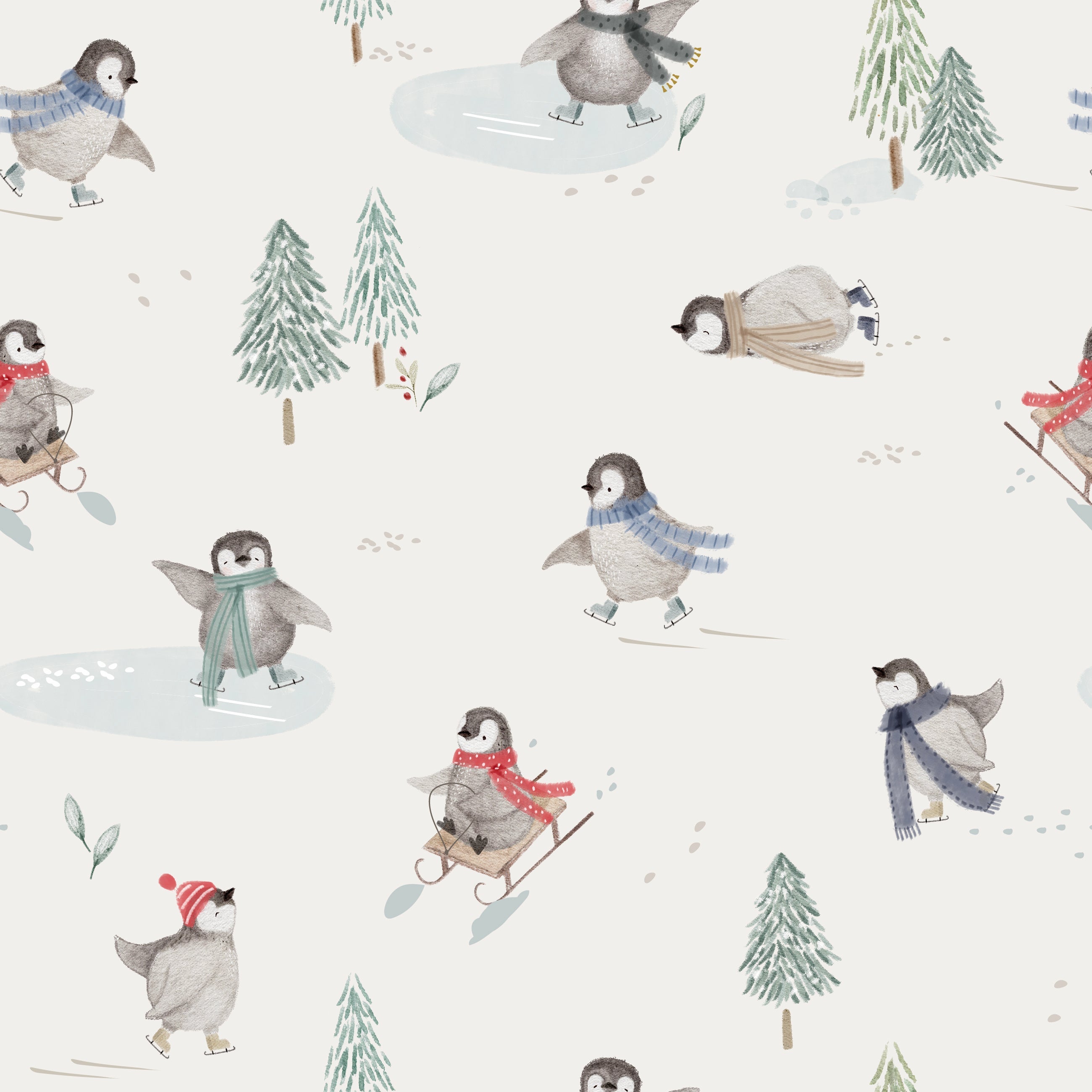 Playful Penguins