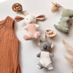 *NEW OPTIONS* Bitzy Pal Natural Rubber Pacifier & Plush