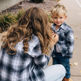 Lightweight Navy Flannel - Child