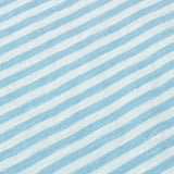 Short Sleeve Crewneck Tee Light Blue Tonal Stripe