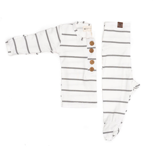 Top + Bottom Set | Baby clothes, newborn outfit, neutral