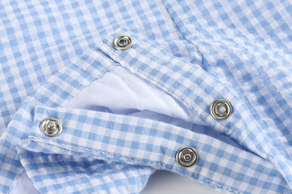Light Blue Gingham Jon Jons