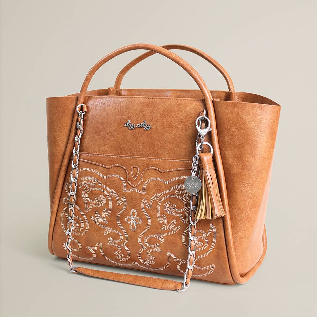 *NEW* Nash Saddle Boss Tote™ - Western Vegan Leather Tote