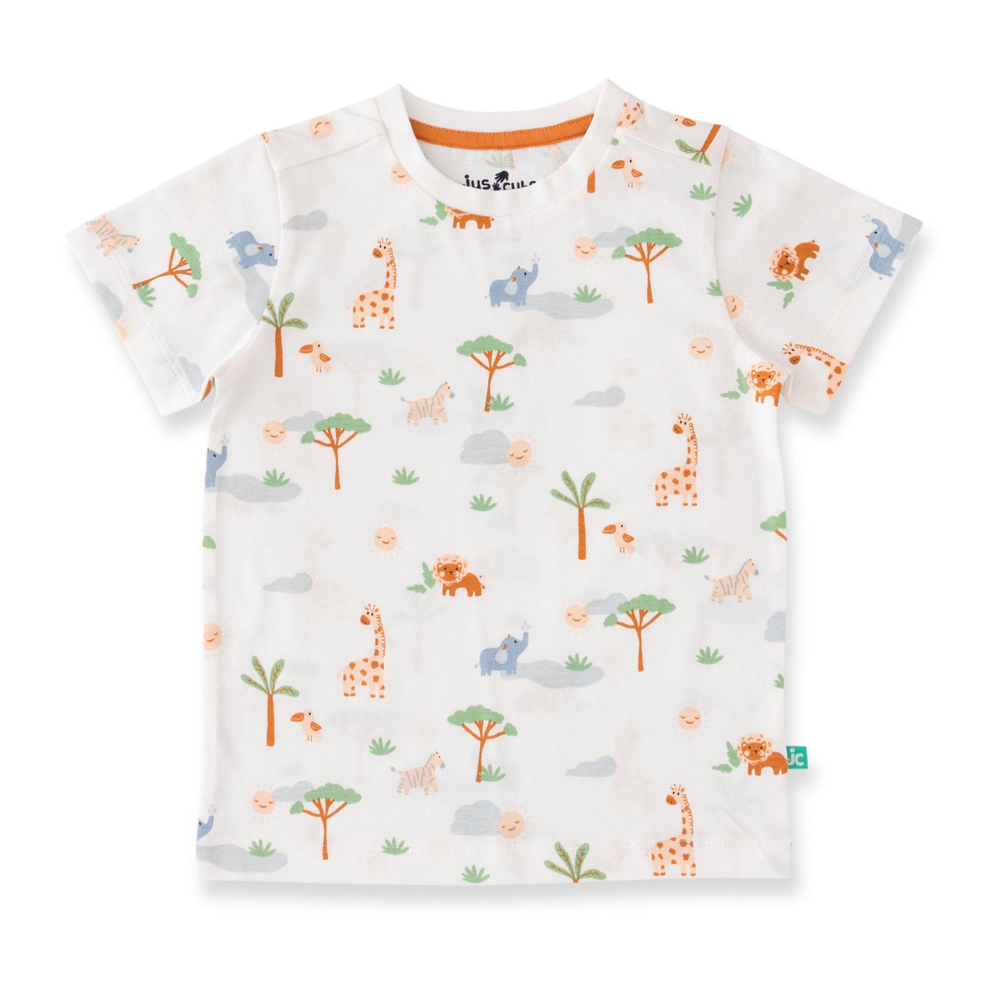 Organic Safari Toddler T-Shirt & Dungaree Set – Mustard