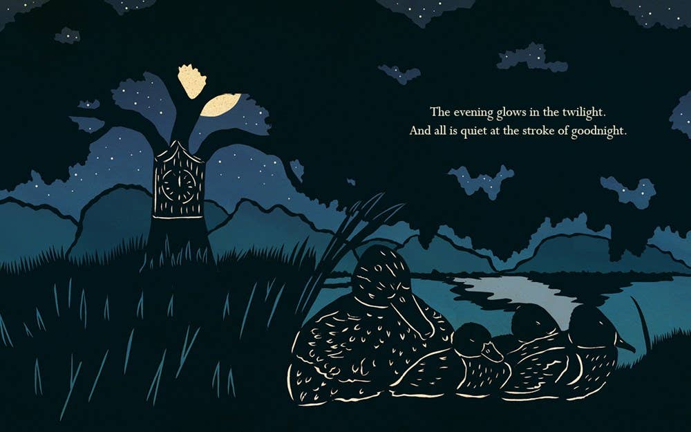 At the Stroke of Goodnight Board Book