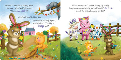 Little Chick's Spring Bonnet: Padded Board Book by Em Bruce