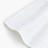 Two-Piece Gauze Smocked Set White