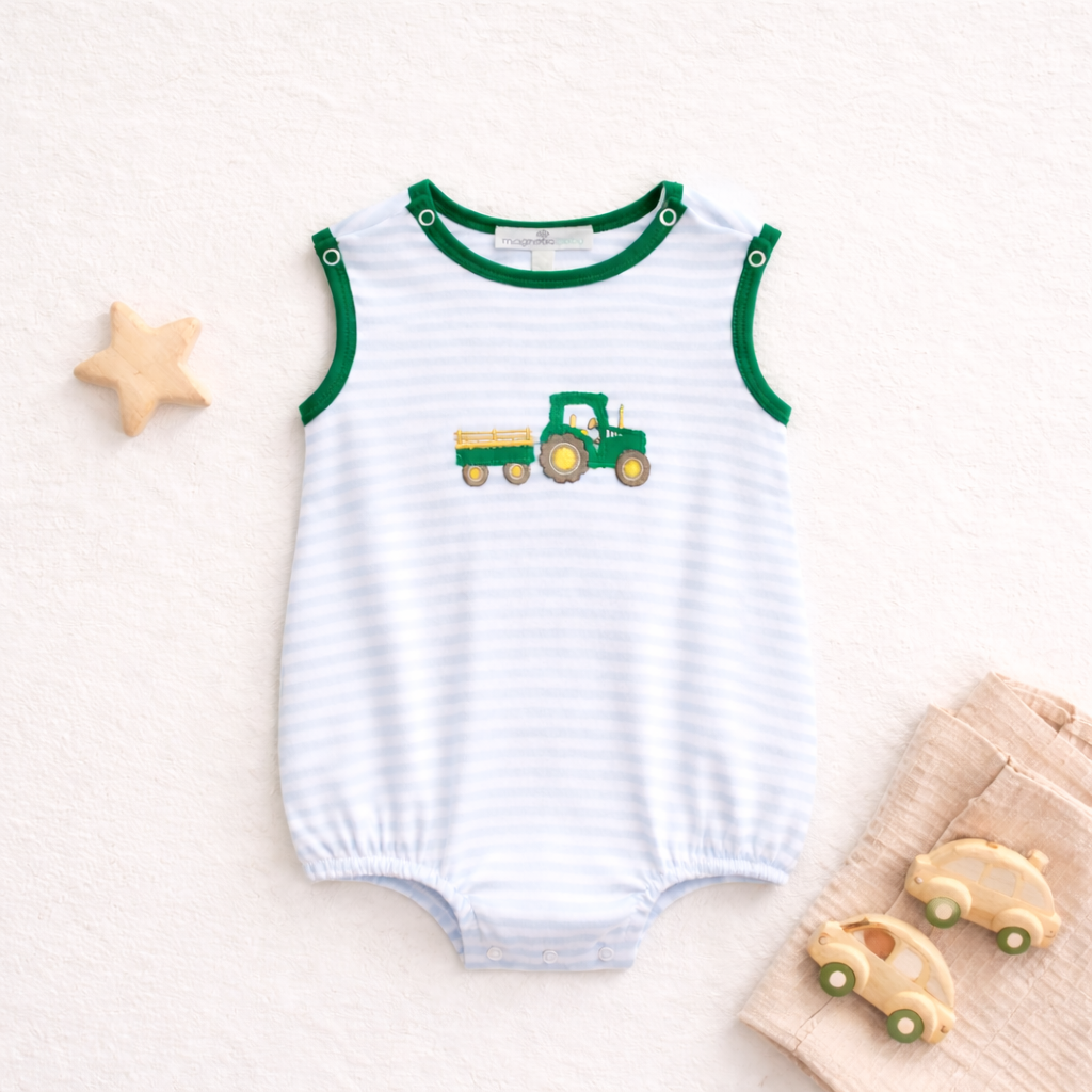 Little Farmer Applique Bubble