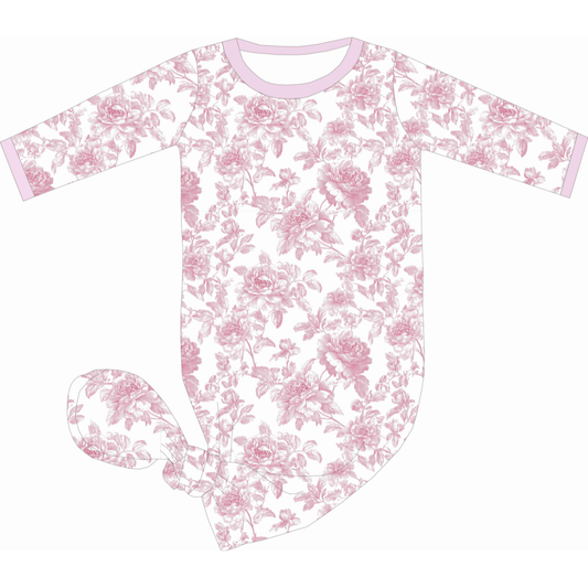 Rose Garden Bamboo Knotted Gown