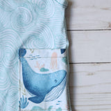 Handmade Whale Tank Romper