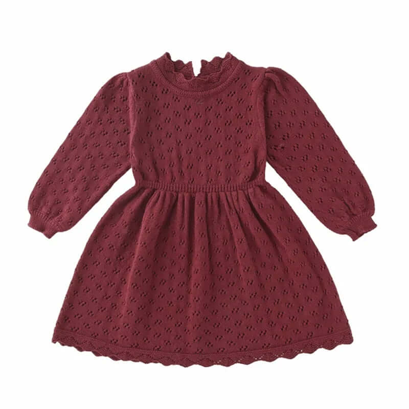 Amelia Knit Dress - Evvie Bean's Baby Boutique