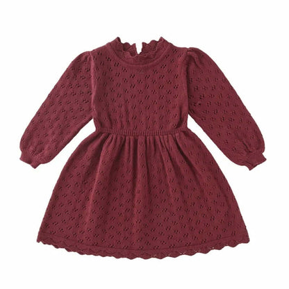 Amelia Knit Dress - Evvie Bean's Baby Boutique