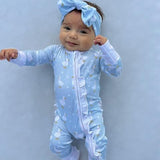 Little Floral Goose & Gingham Bamboo Sleeper