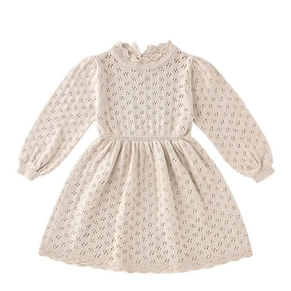 Amelia Knit Dress - Evvie Bean's Baby Boutique