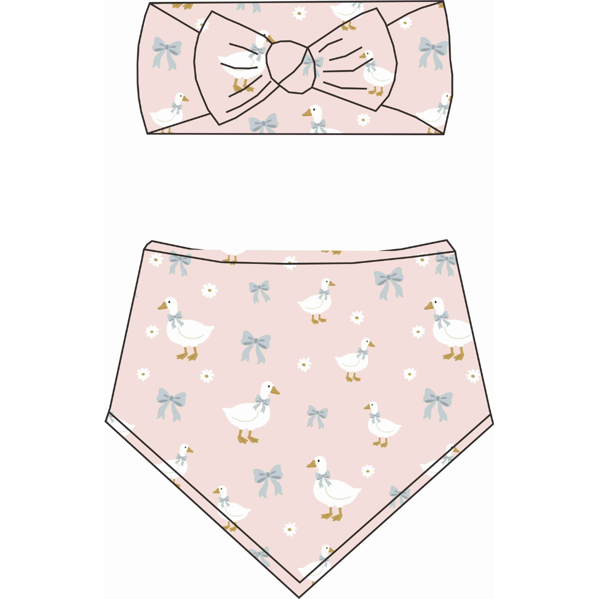 Spring Bamboo Accessories | Bibs, Bows, Hats