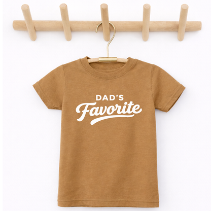 Dad's Favorite, Funny Father's Day Shirt for Kids