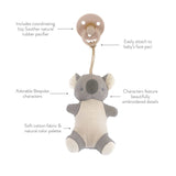 *NEW OPTIONS* Bitzy Pal Natural Rubber Pacifier & Plush