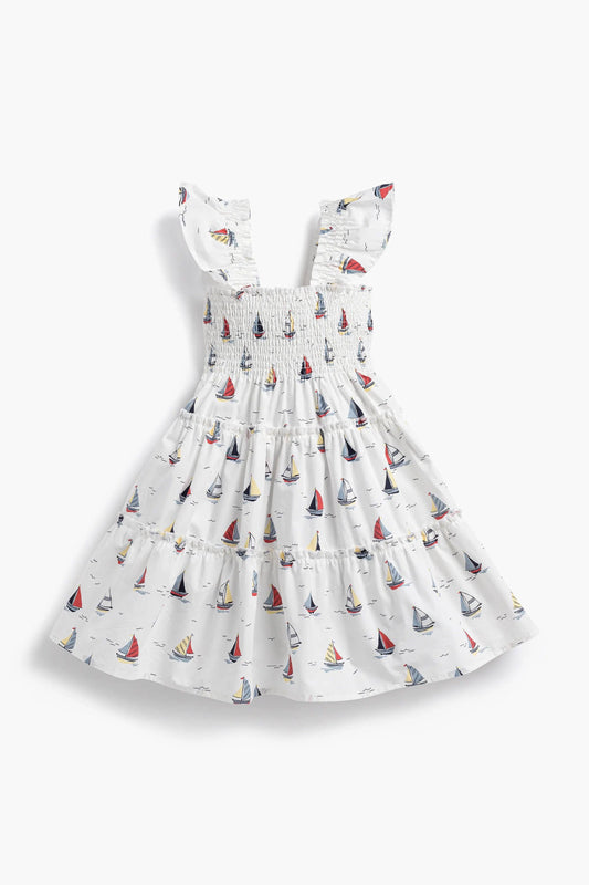 Flutter Sleeve Dress | Little Skippers